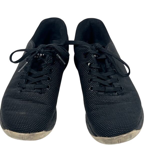 NOBULL Black Pebbled Sneakers Trainers Athletic, Size 6 M /7.5 W Super Fabric - Picture 1 of 16